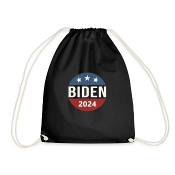Biden 2024 - Turnbeutel - Schwarz - Vorne