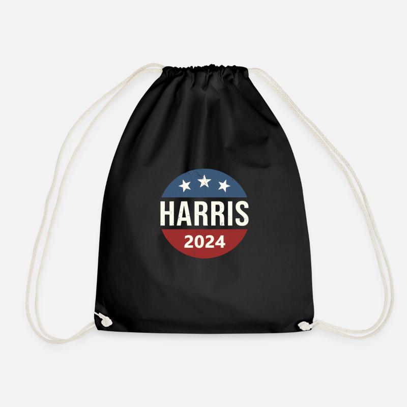 Kamala Harris 2024 - Turnbeutel - Schwarz