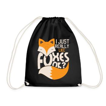 J'aime vraiment les renards, ok? - Propriétaire d'un fan de Fox - Sac de sport léger - noir - Devant