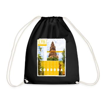 Cordoue Espagne Ville Skyline Vacances Amour - Sac de sport léger - noir - Devant