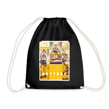 Bottrop Germany City Skyline Home Love - Drawstring Bag - black - Front