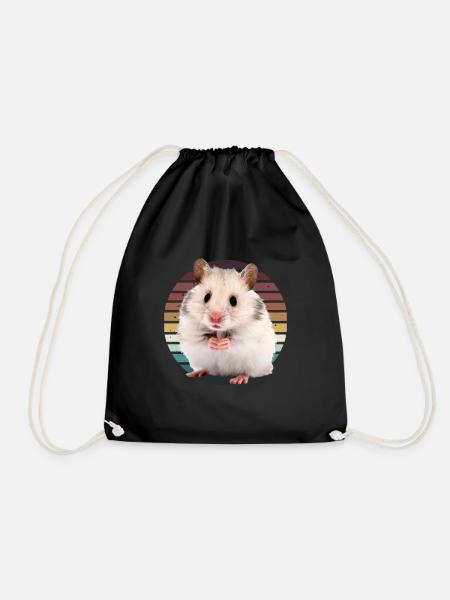 Hamster - Turnbeutel - Schwarz