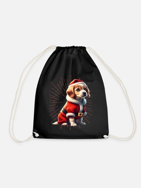 God jul hundehunder - Gymbag - svart