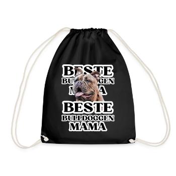 MEILLEURS BOULEDOGUES MAMAN CHIEN CHIENS BOULEDOGUE - Sac de sport léger - noir - Devant