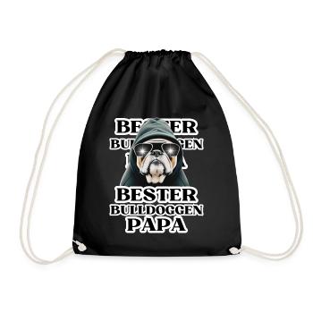 BEST BULLDOGS DAD Dog Chiens BULLDOG - Sac de sport léger - noir - Devant
