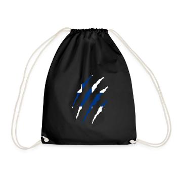 Drapeau finlandais, finlande - Sac de sport léger - noir - Devant