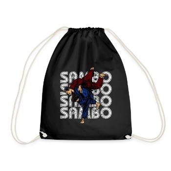 Sambo Autodéfense URSS Arts martiaux - Sac de sport léger - noir - Devant