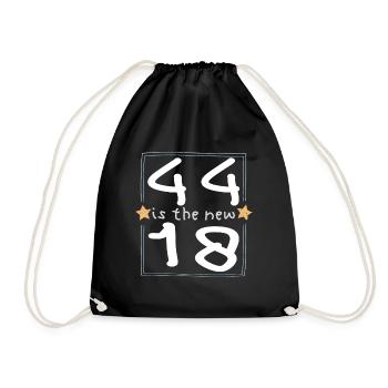 44 est la nouvelle police 18 pour enfants - Sac de sport léger - noir - Devant