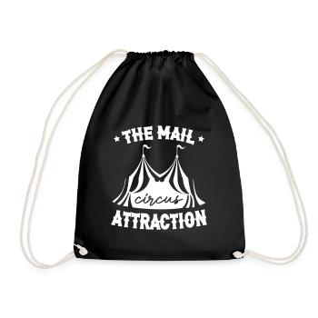 The Main Attraction Circus - Turnbeutel - Schwarz - Vorne