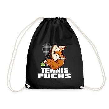Match de tennis Tennisfuchs joue au tennis « Matchball » - Sac de sport léger - noir - Devant