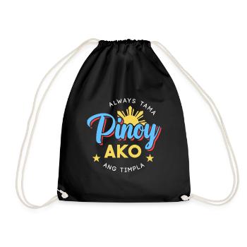 Blague de Pinoy Ako pour les Américains d’origine philippine - Sac de sport léger - noir - Devant