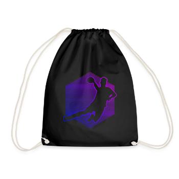 Women's Handball Handball Handball Players - Drawstring Bag - black - Front