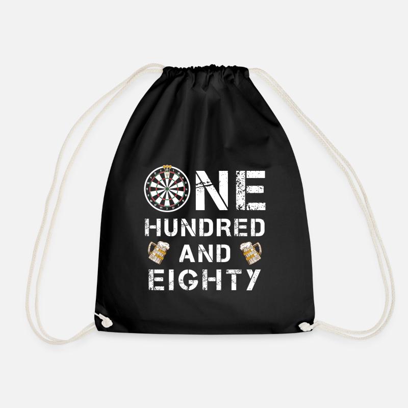 Fléchettes Cent Quatre-vingt - Sac de sport léger - noir