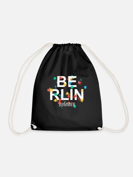 Berlin - Drawstring Bag - black