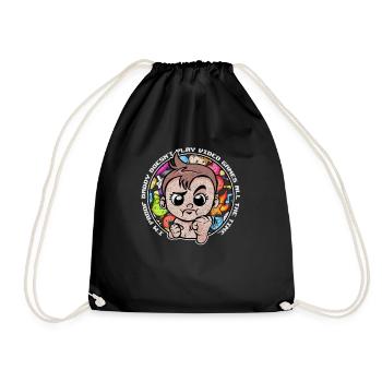 I'm Proof Daddy ne joue pas aux jeux vidéo de tous les temps - Sac de sport léger - noir - Devant