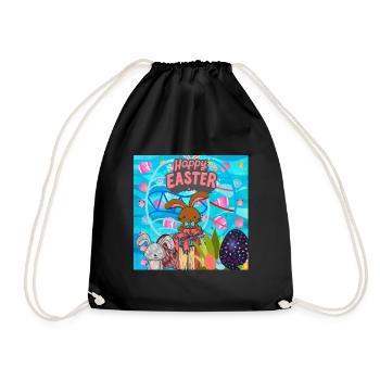 Merry Christmas, Christmas - Drawstring Bag - black - Front