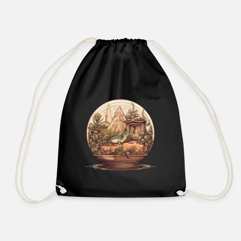 Terrarium - Turnbeutel - Schwarz