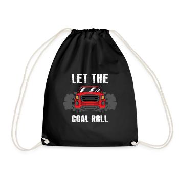 Conception de rouleaux en carbone pour les conducteurs diesel - Sac de sport léger - noir - Devant