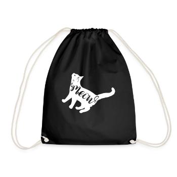 Hund Dog - Turnbeutel - Schwarz - Vorne