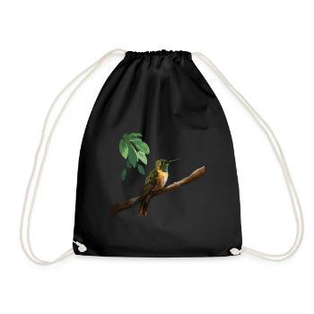 Colibri Oiseau Nature Nature Nature - Sac de sport léger - noir - Devant