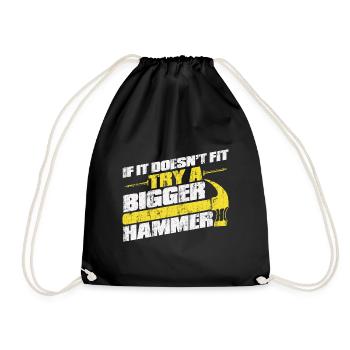 Carpenter Carpenter - Drawstring Bag - black - Front