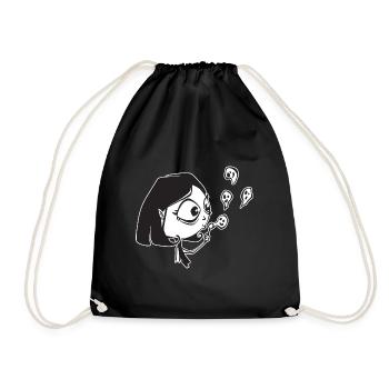 Vampire fantôme - Sac de sport léger - noir - Devant