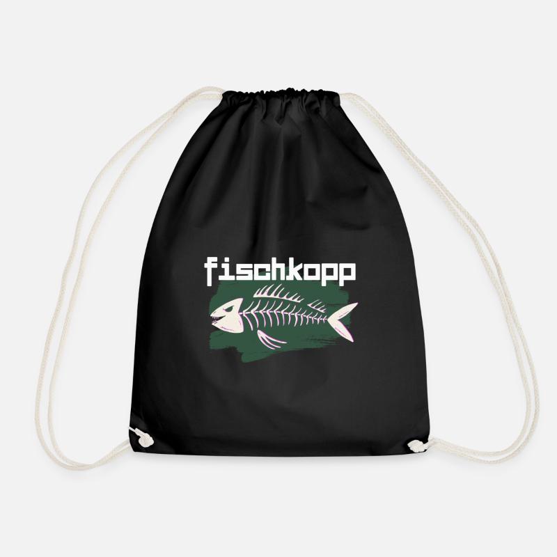 fischkopp - Turnbeutel - Schwarz
