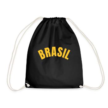 Brasil - Turnbeutel - Schwarz - Vorne