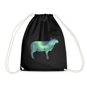 Iceland Sheep Icelandic Sheep IcelandIc Lights - Drawstring Bag - black - Front