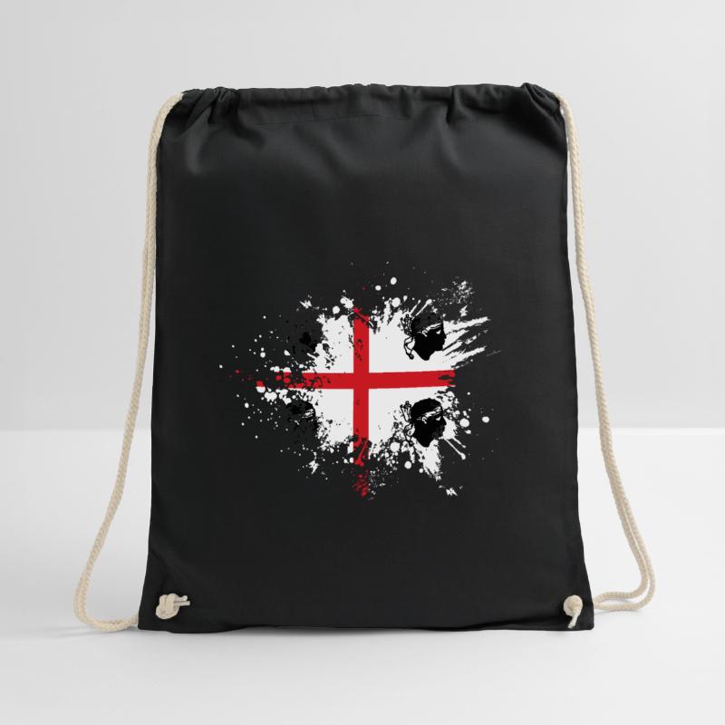 Sardaigne Drapeau Klecks Drapeau sarde Spritzer Sac de sport léger