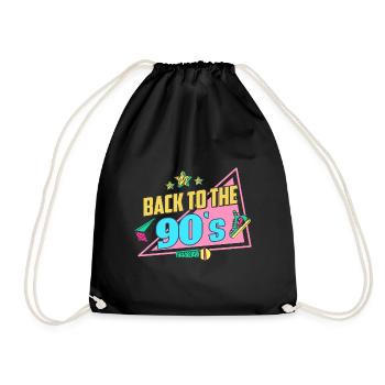 90s 90s - Drawstring Bag - black - Front