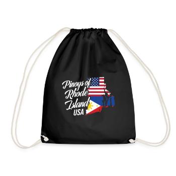 Filipinos of Rhode Island Design for Proud - Drawstring Bag - black - Front