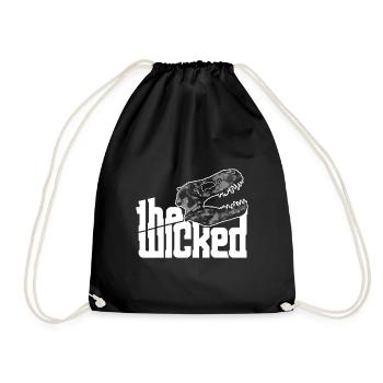 Skull Logo - dark collection - Drawstring Bag - black - Front