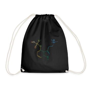 Molécule de psilocybine Chimie Champignons magiques Champignons Psy - Sac de sport léger - noir - Devant