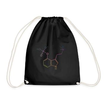 Molécule de psilocybine Chimie Champignons magiques Champignons Psy - Sac de sport léger - noir - Devant