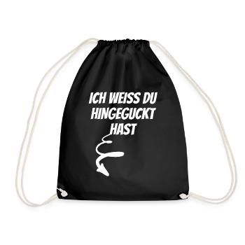 Je sais où tu as regardé Malle Party sexy - Sac de sport léger - noir - Devant