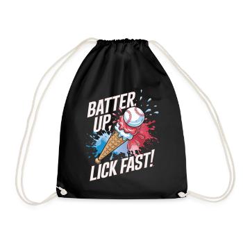 Batter Up Lick Fast Baseball Treat - Turnbeutel - Schwarz - Vorne