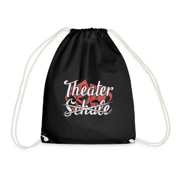 Du théâtre plutôt que de l’école Acteurs de théâtre - Sac de sport léger - noir - Devant