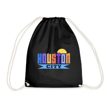 Design de la ville de Houston pour les fiers résidents de Houston - Sac de sport léger - noir - Devant
