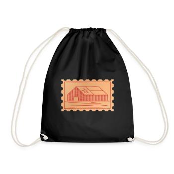 Texas Weather Summer Farm Design for Proud Texans - Drawstring Bag - black - Front