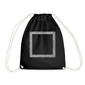 Cadre - Gris Vintage - Sac de sport léger - noir - Devant