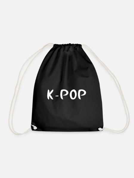 K-POP - Turnbeutel - Schwarz