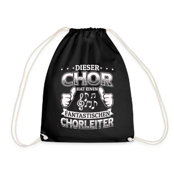 Dieser Chor - Fantastischen Chorleiter Dirigent - Turnbeutel - Schwarz - Vorne