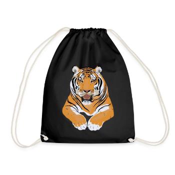Tigre - Sac de sport léger - noir - Devant