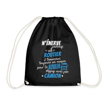 Puissance Routière - Sac de sport léger - noir - Devant
