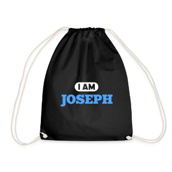Joseph Name Saying für stolze Josephs - Turnbeutel - Schwarz - Vorne