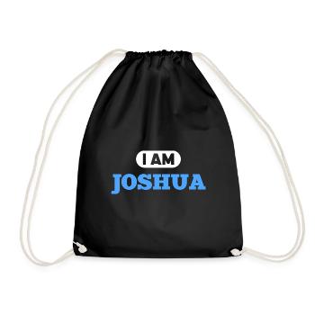 Joshua Name Saying für stolze Joshuas - Turnbeutel - Schwarz - Vorne