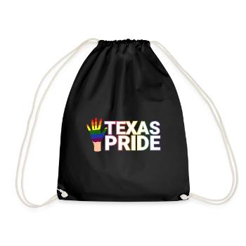 Pride Regenbogenflagge Design für stolze LGBT+ - Turnbeutel - Schwarz - Vorne