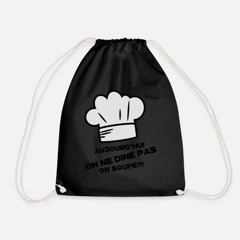 on soupe!!! - Sac de sport léger - noir