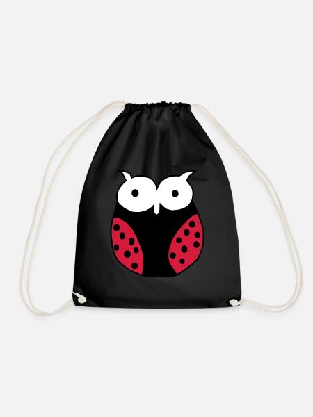 Ladybug Gross - Drawstring Bag - black